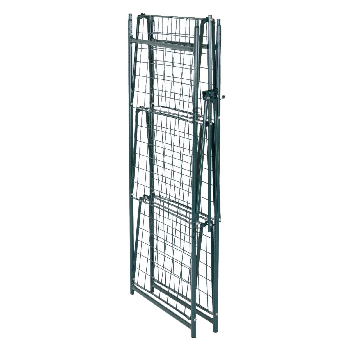 STI Szklarnia Stojak na kwiaty Balkon Taras Ogród, 3 półki 70 x 50 x 120 H do roślin i kwiatów, plandeka PVC, składany otwierany książkowy z blokadą Łatwy montaż i przechowywanie cm