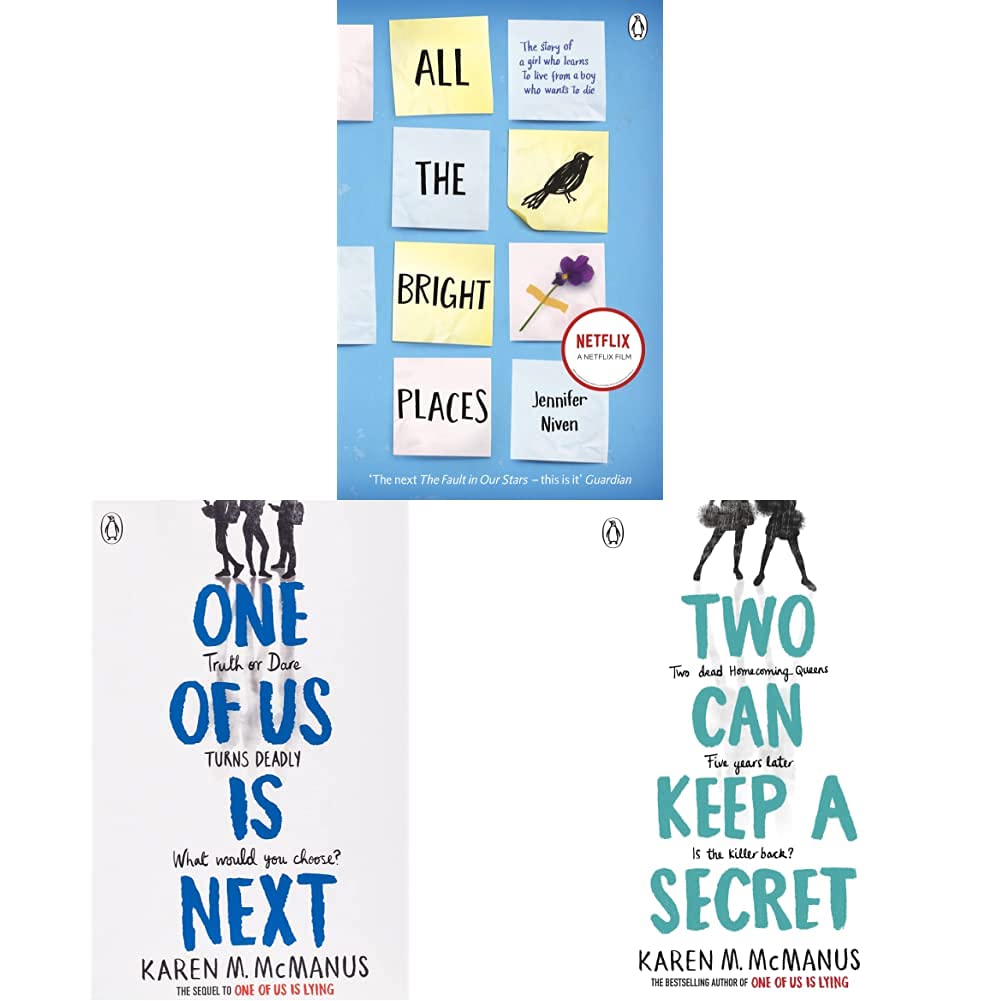 All the Bright Places: Movie Tie-In Edition+One Of Us Is Next+Two Can Keep a Secret(Set of 3books)