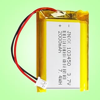 Palogreen 3.7V 2000mAh 103450 Rechargeable Lithium Polymer Replacement Battery for MP5,Toys,Cameras, GPS, Bluetooth, Speakers, Mobile Energy Storage Power Supply