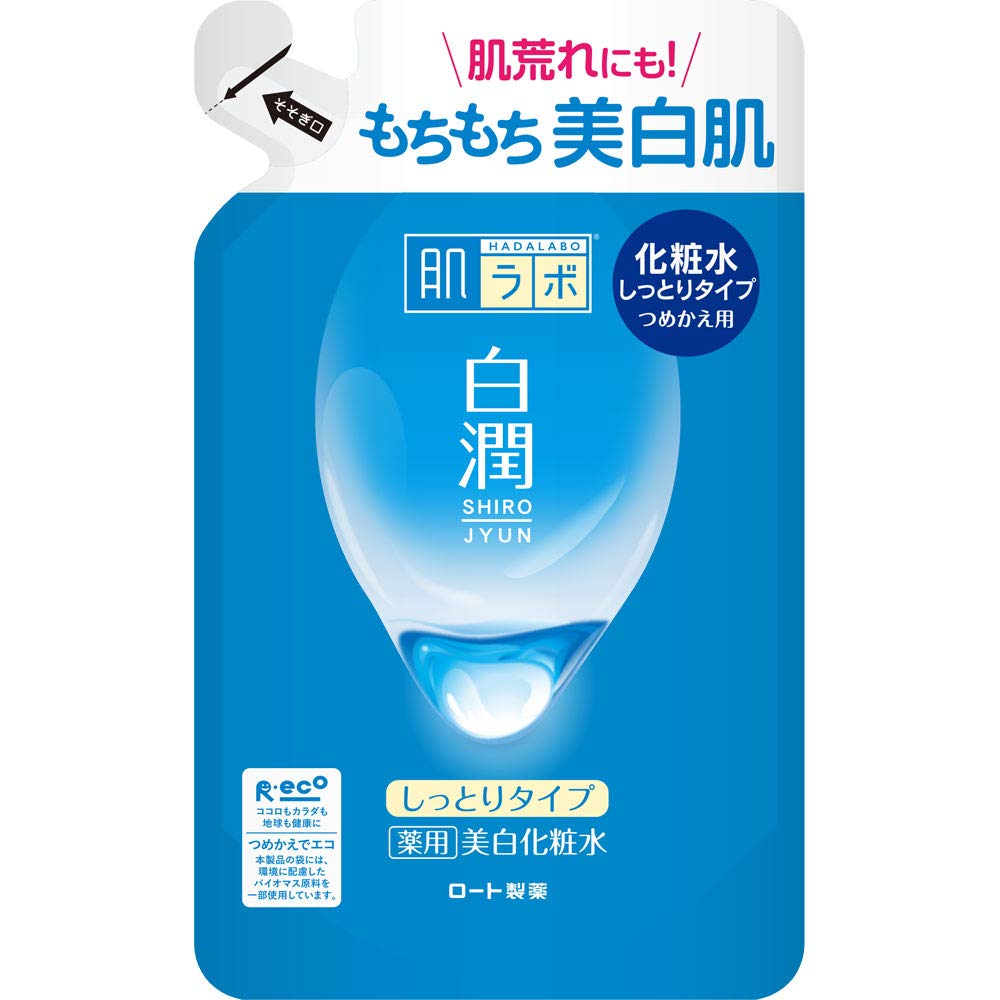 肌ラボ 白潤 薬用美白化粧水 しっとりタイプ つめかえ用 美白成分3種配合 170ミリリットル (x 1)