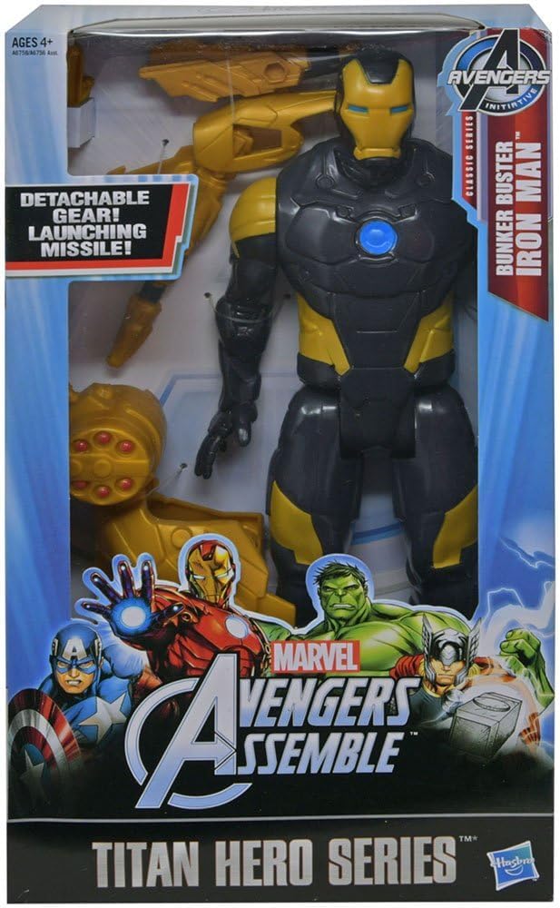 Marvel Avengers Titan Hero Series Bunker Buster Iron Man Figure
