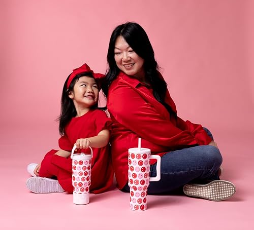 Miniatura 101 de Simple Modern Colección Trek Vaso de 40 fl oz con asa y tapa con popote, botella de agua reutilizable de acero inoxidable, aislada, de viaje, apta