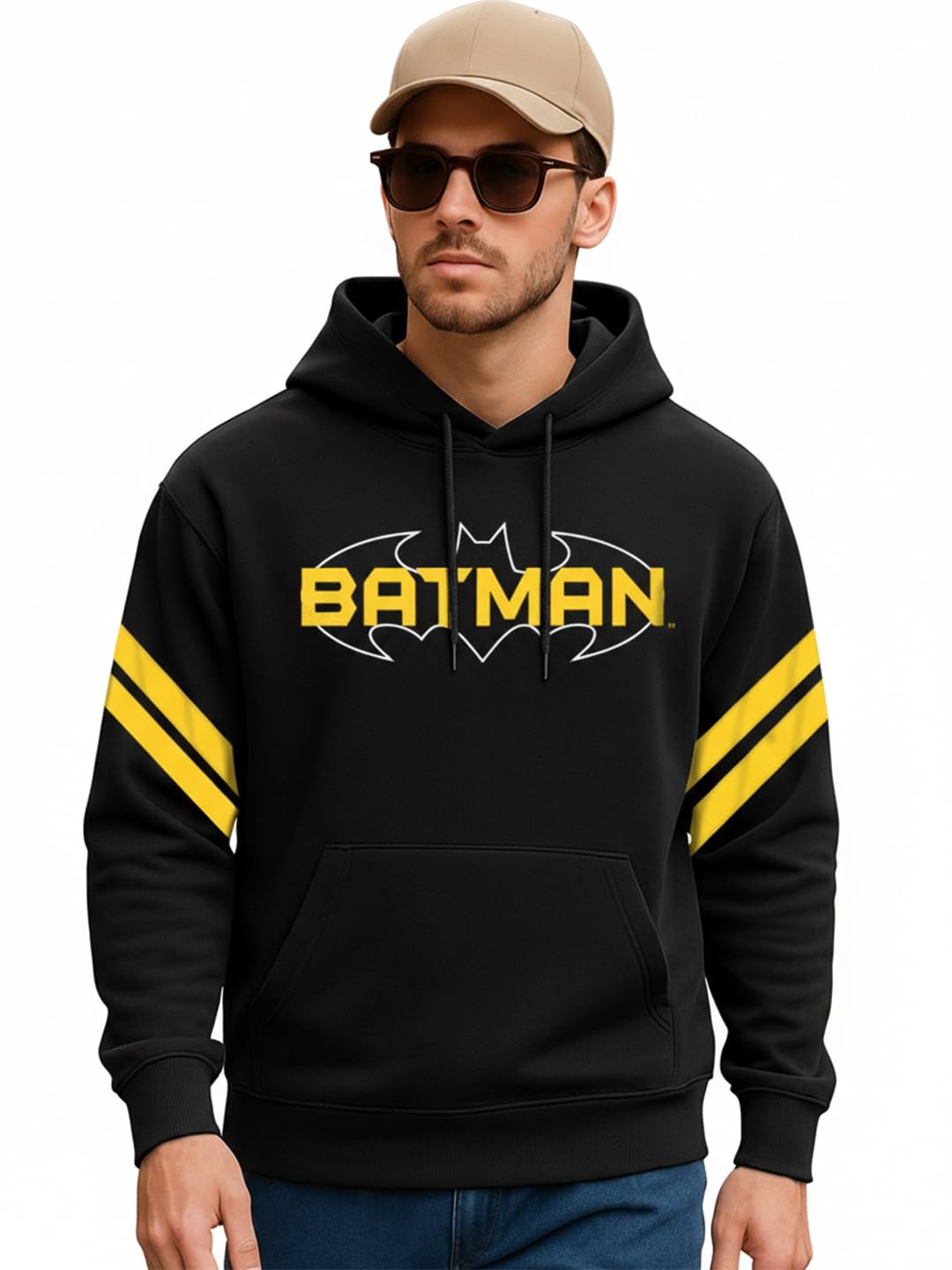 Bewakoof X DC Batman Men’s Cotton Terry Oversized Fit Hoodies | Hoodie for Men Winter Wear Bewakoof X DC Batman Men’s Cotton Terry Oversized Fit Hoodies | Hoodie for Men Winter Wear