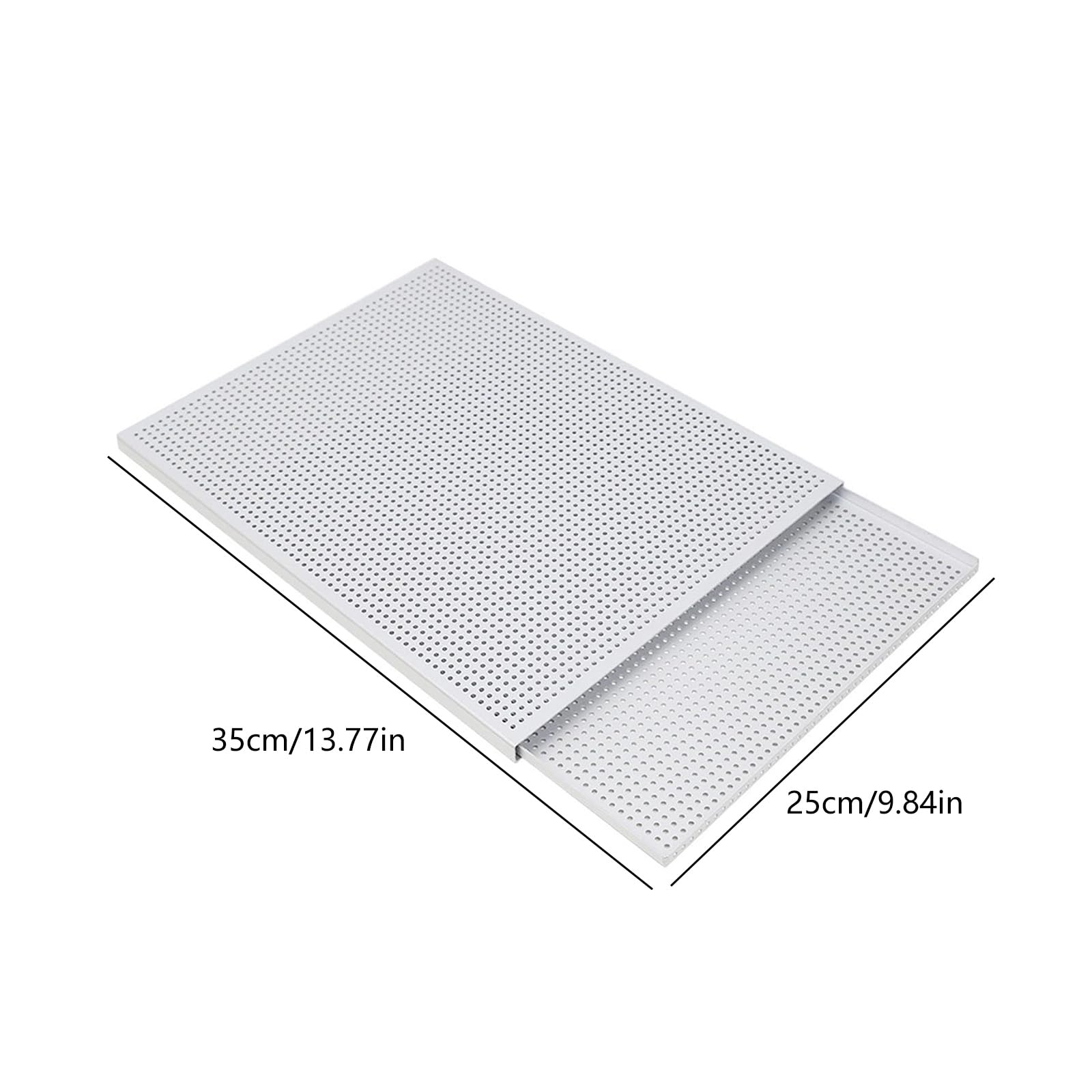 Backblech-Set aus eloxiertem Aluminium, 35 x 25 cm, ofenfest, schnelle Wärmeübertragung für Dessert, Brot, eloxiertes Keksblech, 2er-Set