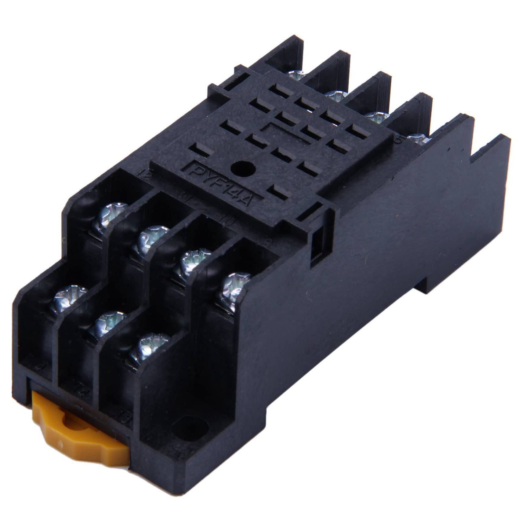 10X PYF14A Base de Enchufe del Rele de Potencia del Carril DIN 14 para MY4NJ HH54P MY4