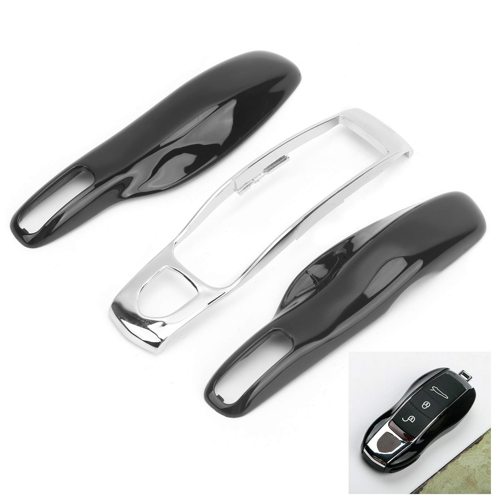 Custodia Per Chiave Auto 3 Pulsanti - Guscio Telecomando Flip Key Con Lama HU83 (Scatola Vuota)