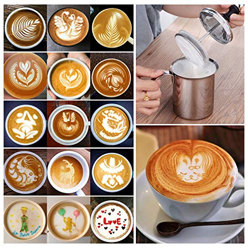 Haptime HAXJHOMSILL102 Manual Milk Frother Pitcher thumb #6