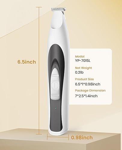 Miniatura 8 de oneisall Cortadora de patas de perro de bajo ruido con luz LED, recortadora de patas para perros y gatos de 0.8 pulgadas0.787 in de ancho, 35 dB