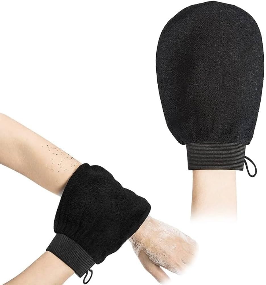 Exfoliating Body Scrubber Mitt for Bath and Shower, 100% Viscose Fiber Korean Style Exfoliating Glove, 8.46 x 5.9 Inch Deep Cleansing Mitt Helps Remove Dead Skin, Soften Skin and Reduce Ingrown Hairs (1)-image-35