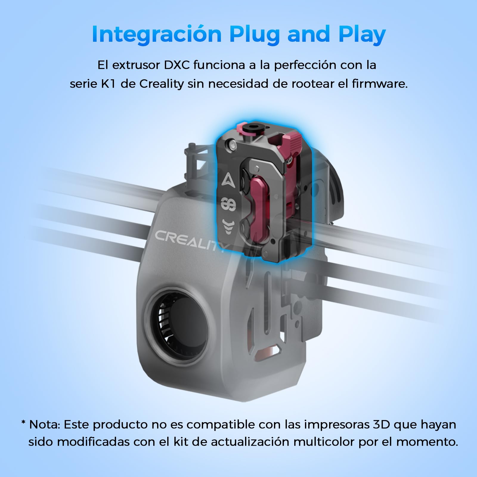 Kit Extrusor Creality K1/K1 Max/K1C/K1 SE DXC, Accesorios para el Extrusor de Filamento de la Impresora 3D Phaetus Runice Juego de Montaje de Extrusor de Doble Engranaje Mejorado