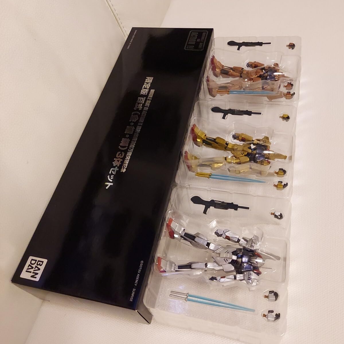 Amazon.co.jp: MIA 限定版 百式 金 銀 銅 3体セット MS IN ACTION