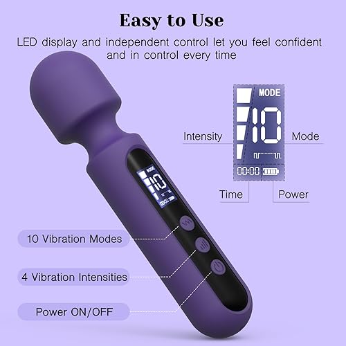 Miniatura 4 de Kits de vibrador de varita Tracy's Dog, juguetes sexuales para parejas con 3 accesorios para clítoris, punto G, glande, estimulador clitorial,
