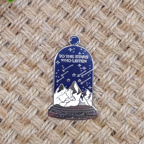 Image of To The Stars Who Listen Pin - Theme Series | Premium Enamel Pin - Statement Lapel Pin - Plated Badge for Clothing, Bags, Hats, Jackets, and Lanyards
