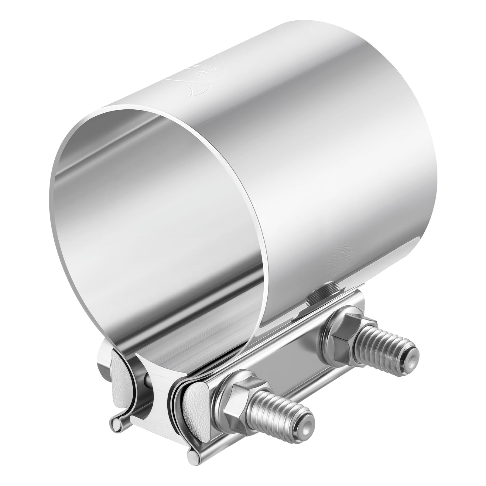 EVIL ENERGY 3.0 Inch Butt Joint Exhaust Band Clamp Sleeve Stainless Steel 2pcs