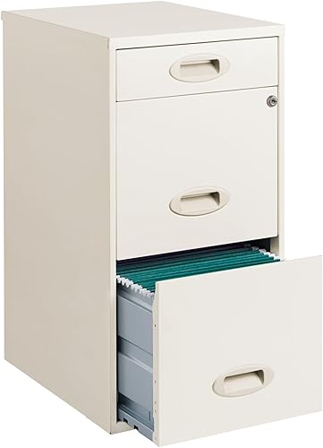Miniatura 7 de Realspace Archivador vertical de 3 cajones de 18" D, blanco perla