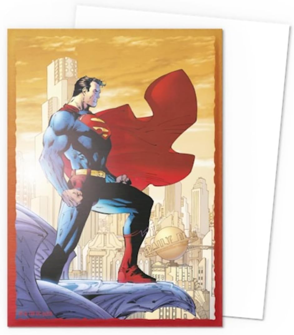 Dragon Shield Art Sleeves | Limited Edition - Superman 3 | 100 CT - Smooth & Tough Premium TCG Sleeves | Compatible with Pokemon, One Piece & Magic the Gathering