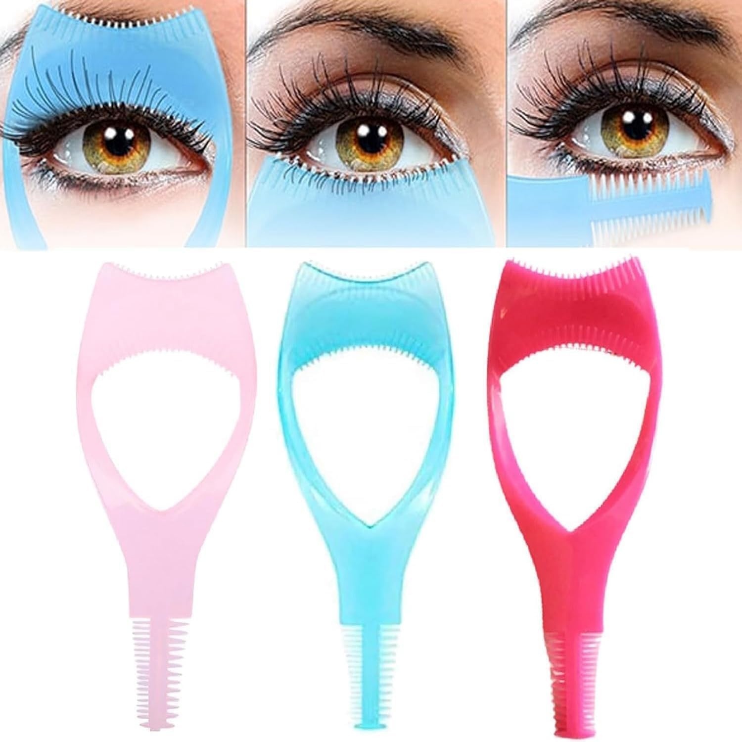 Mascara Shield Applicator Guard 3In1 Eyelash Tool Set Mascara