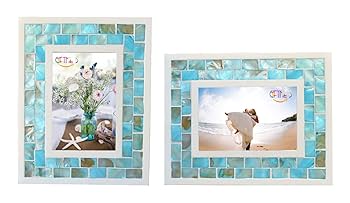 Amazon.com - GIFTME 5 Picture Frame 5x7 Mother of Pearl