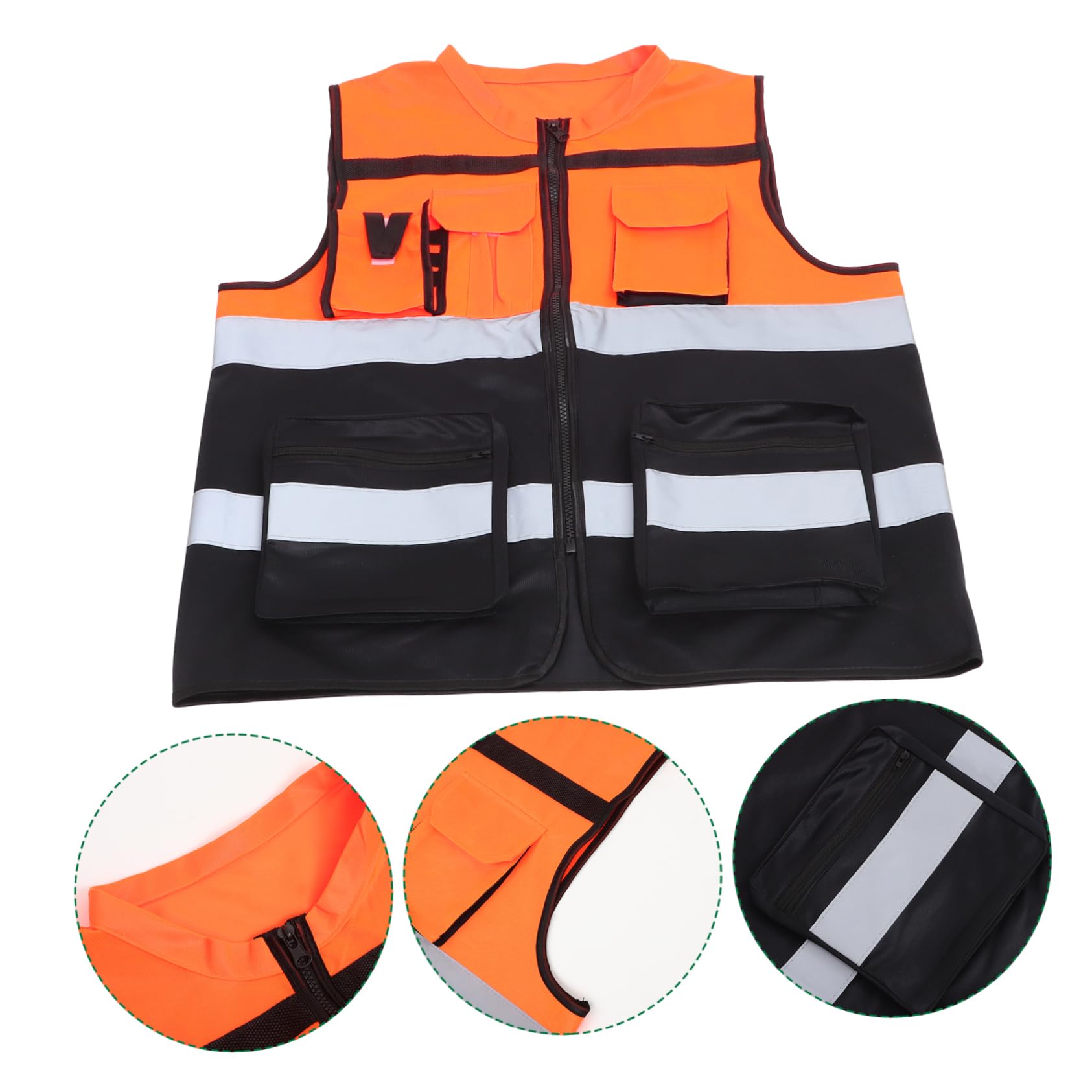 NUOBESTY gilet réfléchissant sûr réflecteur vêtements de vélo bleu gilets de sécurité gilet de cyclisme pour hommes gilet de course haute visibilité gilet de marche nocturne tissu en nylon