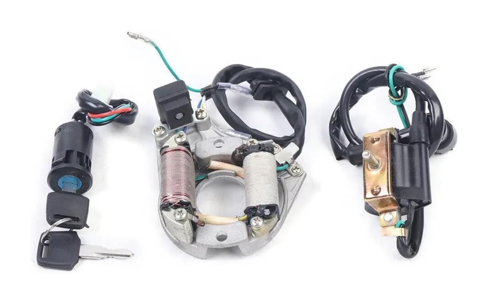 Motor De Arranque para Buggy ATV ATC 70 90 Kart 4 para Wheelers para Coolster 125cc Semi Arnés De Cableado Motor Automóvil Arranque Inverso Encendido