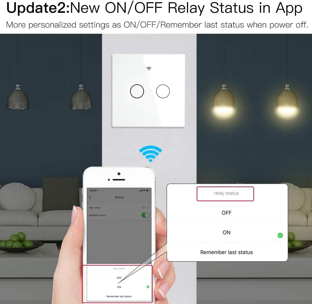Relay status setting in Smart Life/Tuya App