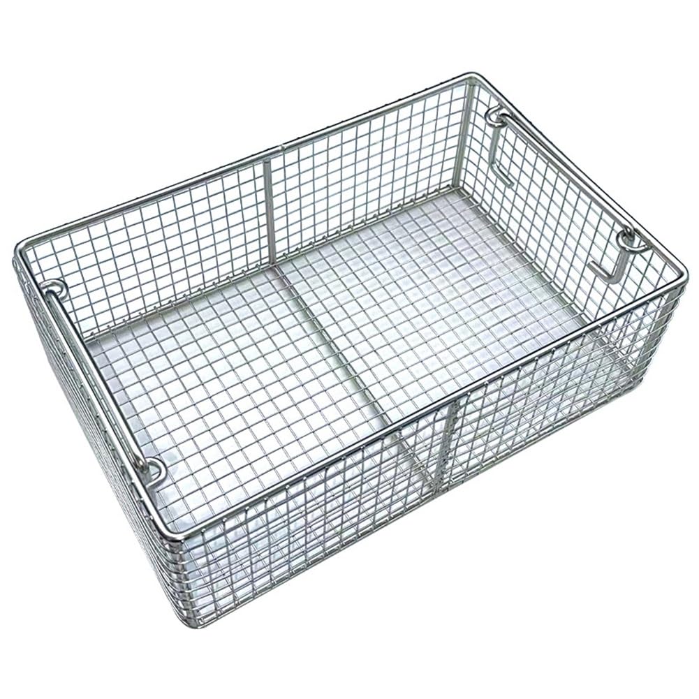 Vassoio di sterilizzazione, cestello Perforato in Acciaio Inox 304 per Strumenti Chirurgici dentali