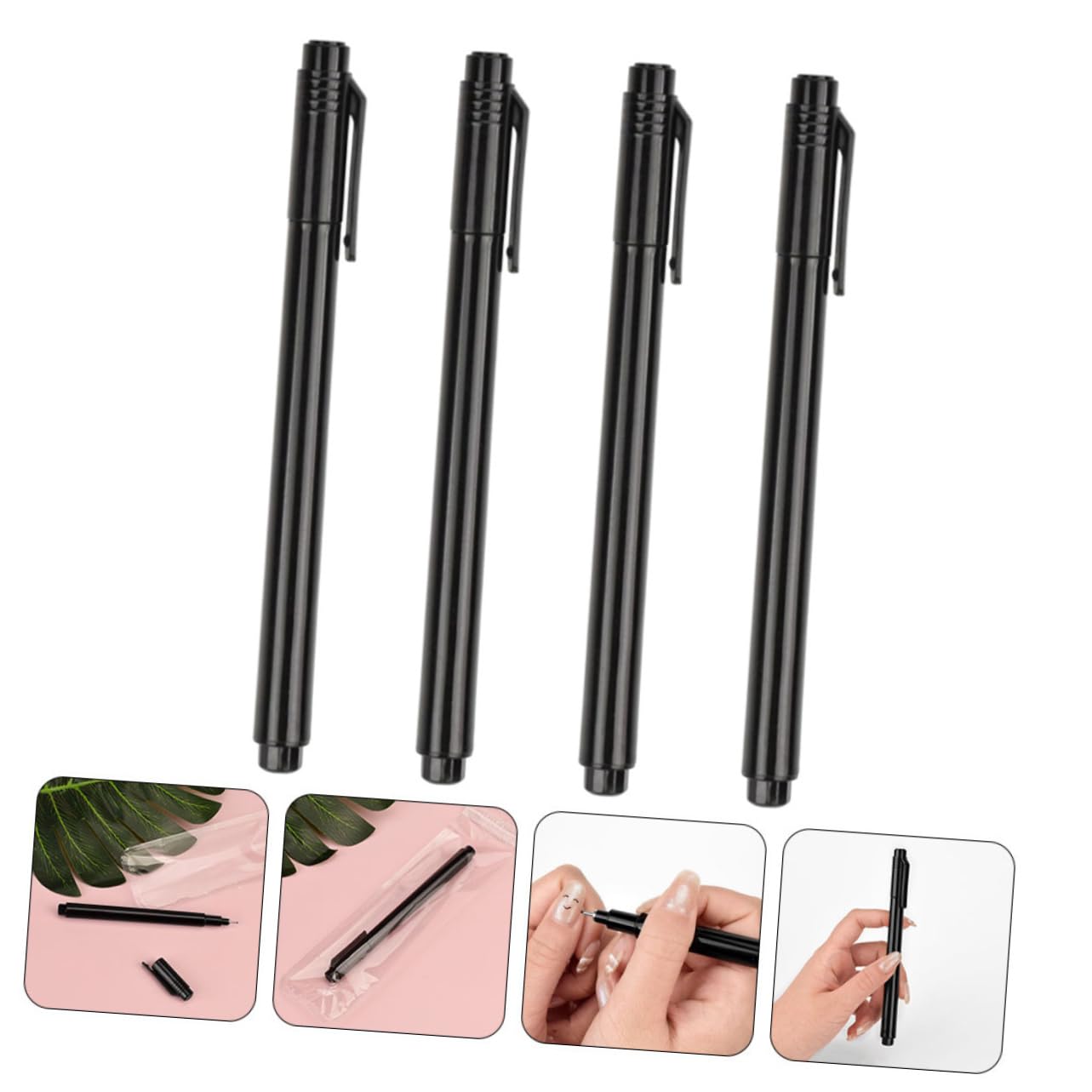 Healeved 12pezzi Pennelli Per Nail Art Strumenti Di Manicure Professionale Penne Per Disegno Unghie Di Pennelli Per Decorazioni Unghie Perfetti Per Uso Domestico e Saloni Di Bellezza