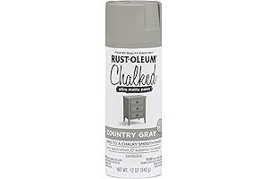 Rust-Oleum: Country Gray Chalked Ultra Matte Paint Spray for Wood Furniture