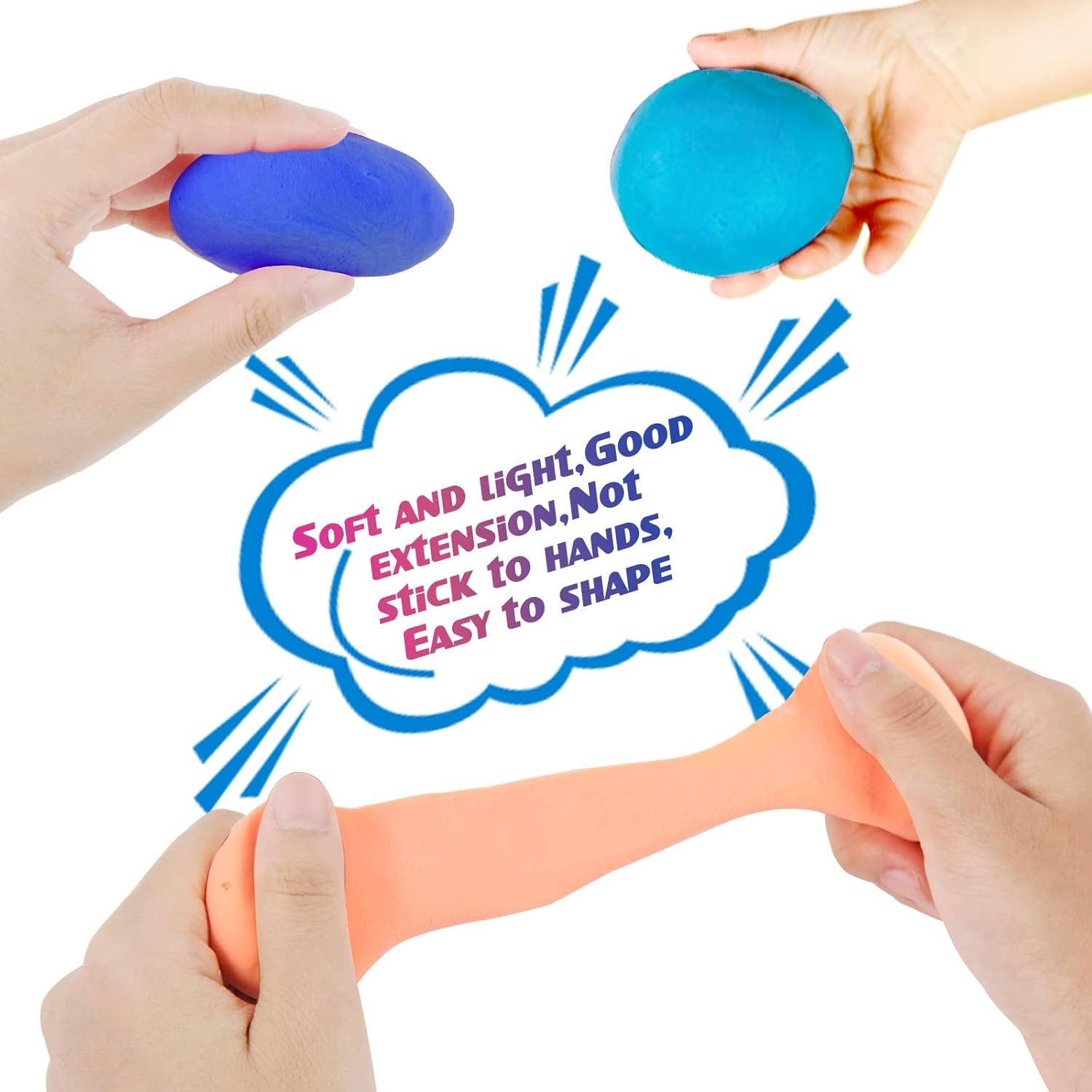 AORZOV 36 Colors Air Dry Clay for Kids, Modeling Clay Kit, Magic Foam DIY Clay with 3 Sculpting Tools, Ultra Light & Soft Clay, Safe & Non-Toxic & No Baking, Art Crafts Gift for Children : Arts, Crafts & Sewing