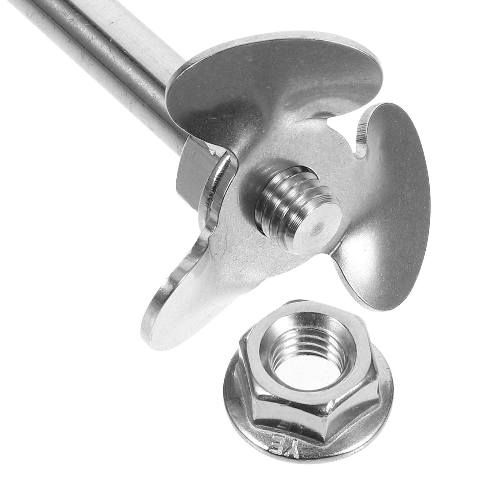 Zerodeko Set di 1 Pala di Miscelazione Asta a Croce in Acciaio Inossidabile per Miscelazione Resistente Efficiente in Laboratorio e Esperimenti