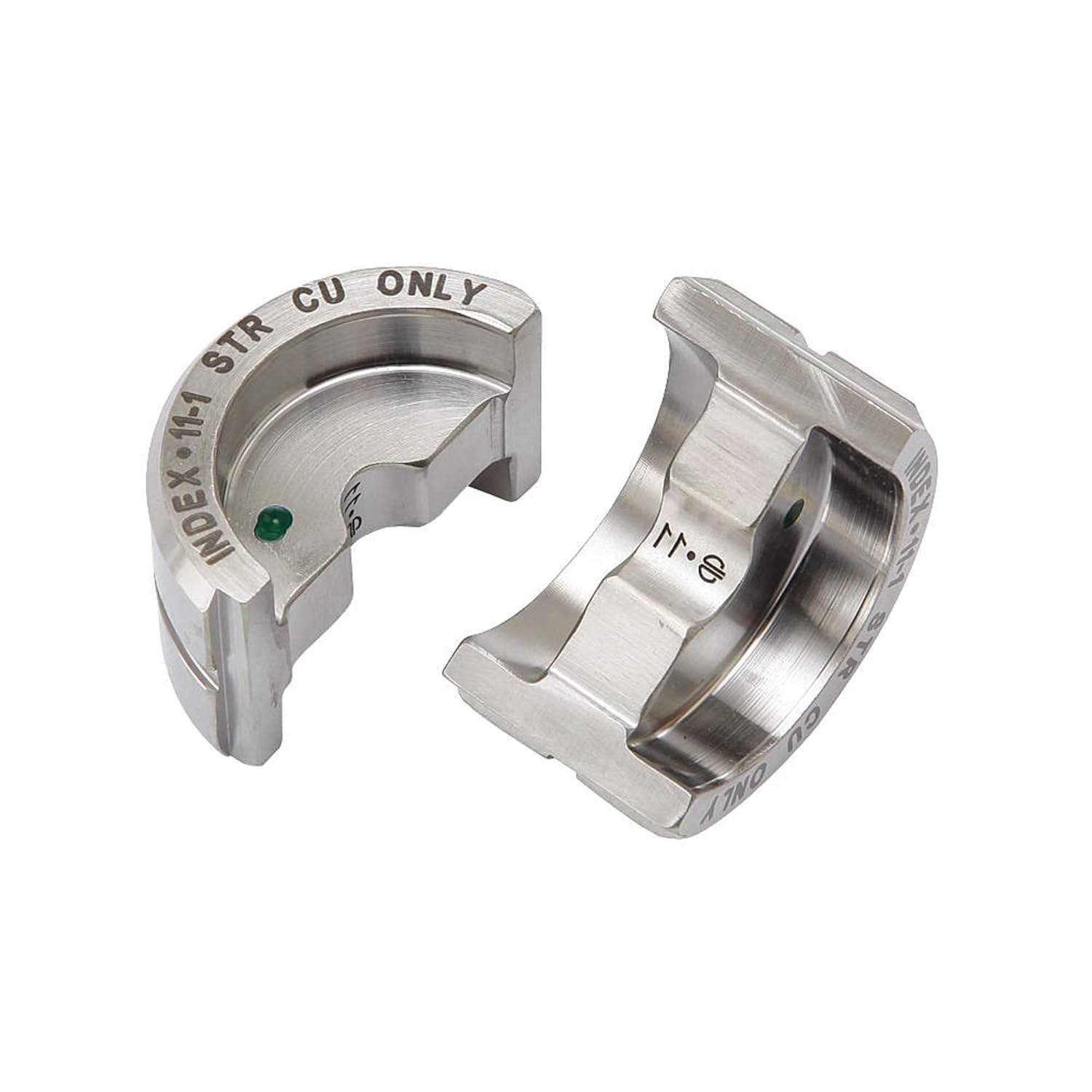 Burndy U1CRT1 Stainless Steel U Die, Index 11, Green