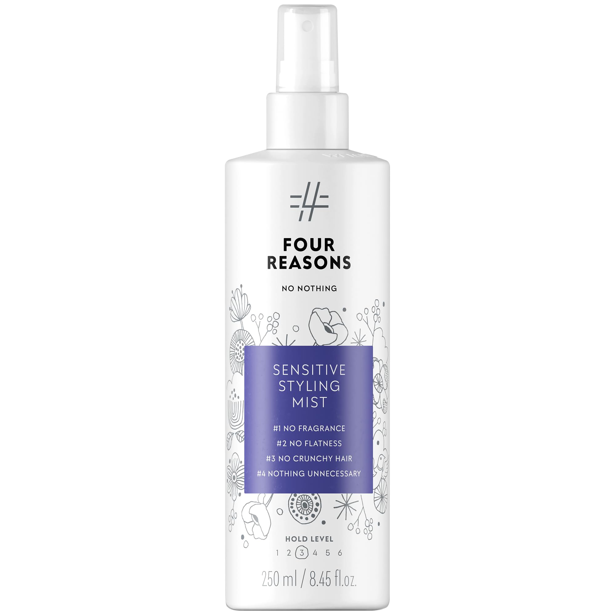 No nothing Styling Mist - Heat Protectant Blowout Spray with Hold, 8.45 oz New Packaging