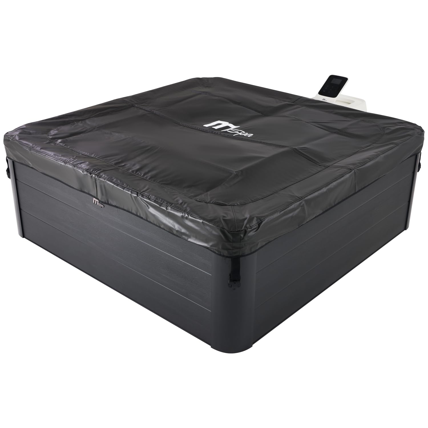 Spa Rigide connecté carré 160 cm MSPA Oslo – Spa 6 Places – Jets air et Eau – Lot de filtres Inclus