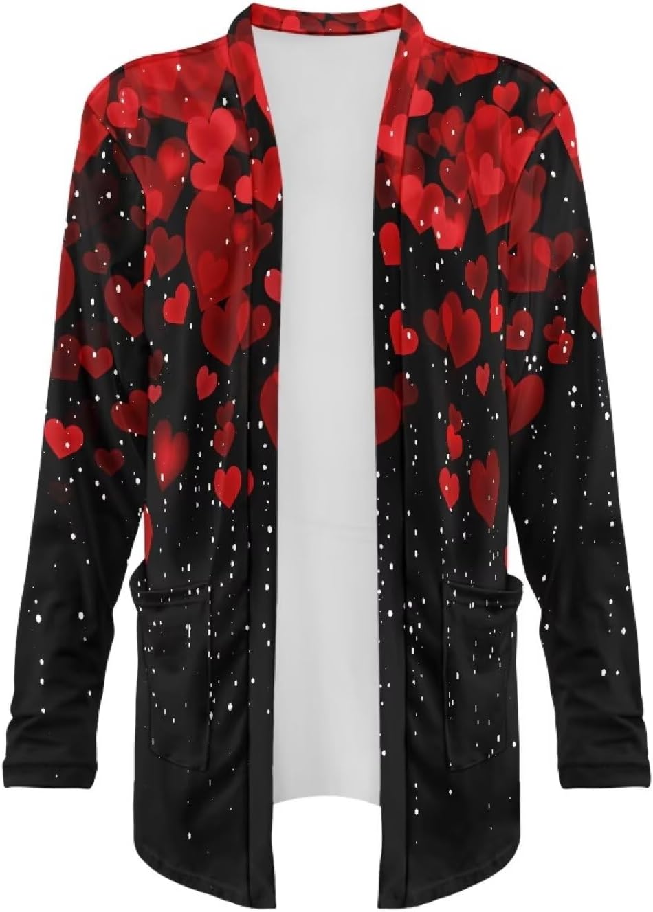 Women's Plus Size Aztec Tribe Print Long Sleeve Open Front Kimono Lightweight Comfy Warm Cardigan Fit Work Travel