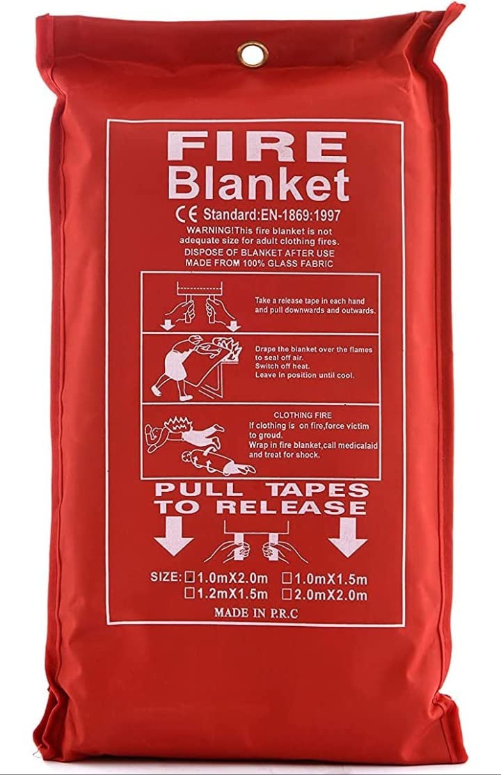 Emergency Fire Extinguisher Blanket Set Amazon.in Home & Kitchen