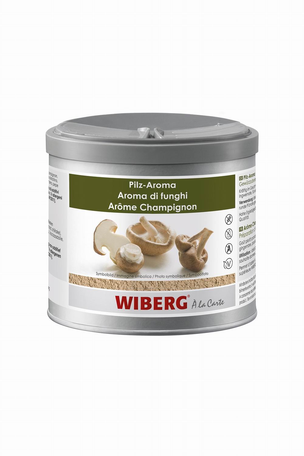 WIBERG - Pilz-Aroma, Gewürzzubereitung - 200g - 4x