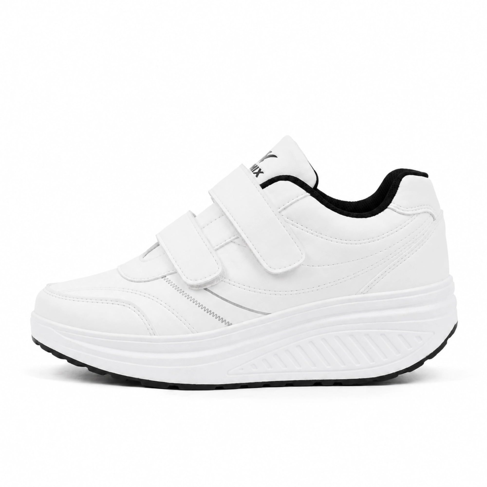 JOMIX Męskie buty do chodzenia z łzami Ortopedyczne antypoślizgowe amortyzujące buty do chodzenia i Firness, wygodne i łatwe do noszenia dla osób starszych