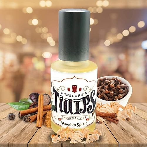 Penelopes Tulips Wooden Spirit - Aceite esencial concentrado prémium de 20 onzas líquidas para uso en difusores aromaterapia aspiradoras de agua