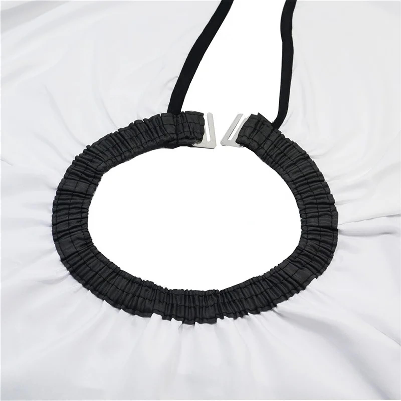 Capa Barberia Capa de corte de pelo profesional impermeable, delantal for corte de pelo, paño de peluquería, envoltura de bata, 145x165cm(1pcs-white,5pcs)
