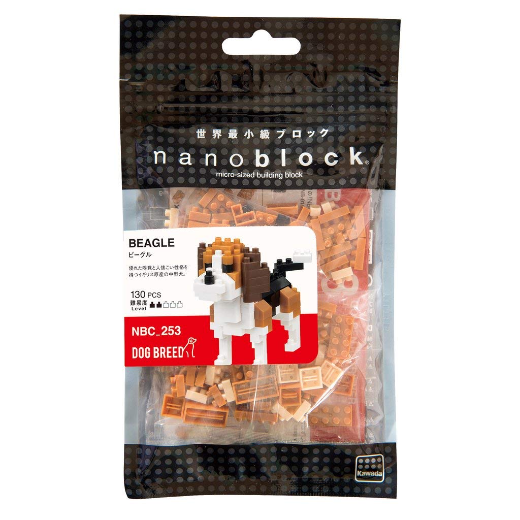 nanoblock NBC253 nanoblock-NBC-253-Dog Breed Beagle Toy, Multi