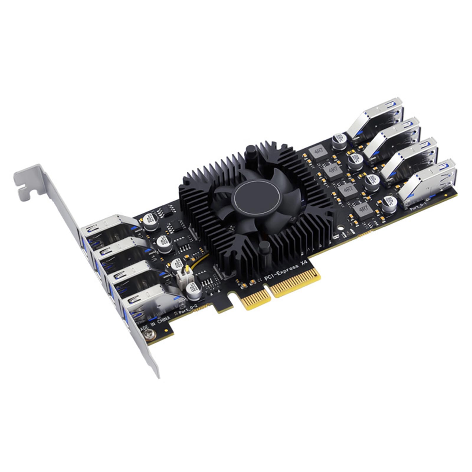 Trasforma Computer Scheda espansione PCIExpress USB 3.2 a 8 Porte da 5 Gbps Scheda PCIE USB 3.2 Supporto per Finestra Sistemi operativi Controller USB Desktop
