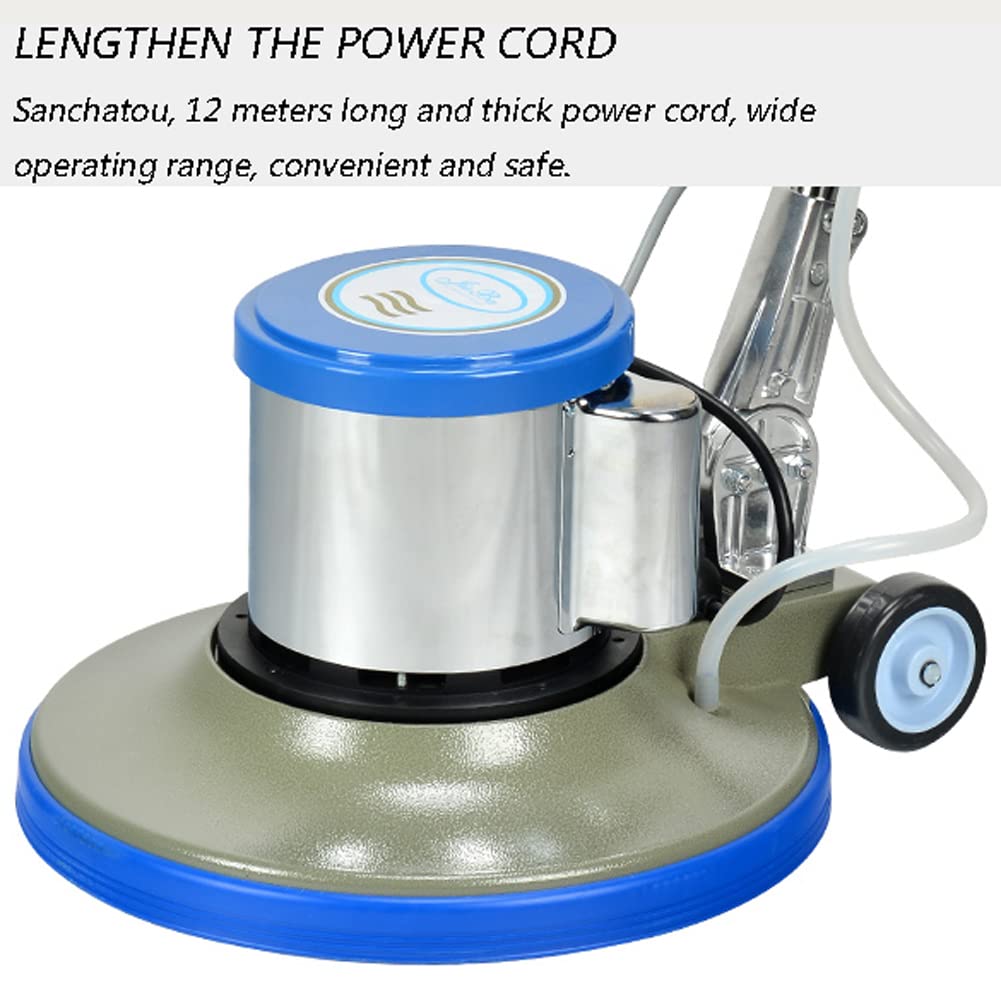 Lavadora de alfombras de 1200 W, potencia de 1750 rpm, cepillos de presión, aspiradora elástica de aire para limpieza resistente en hoteles y fábricas