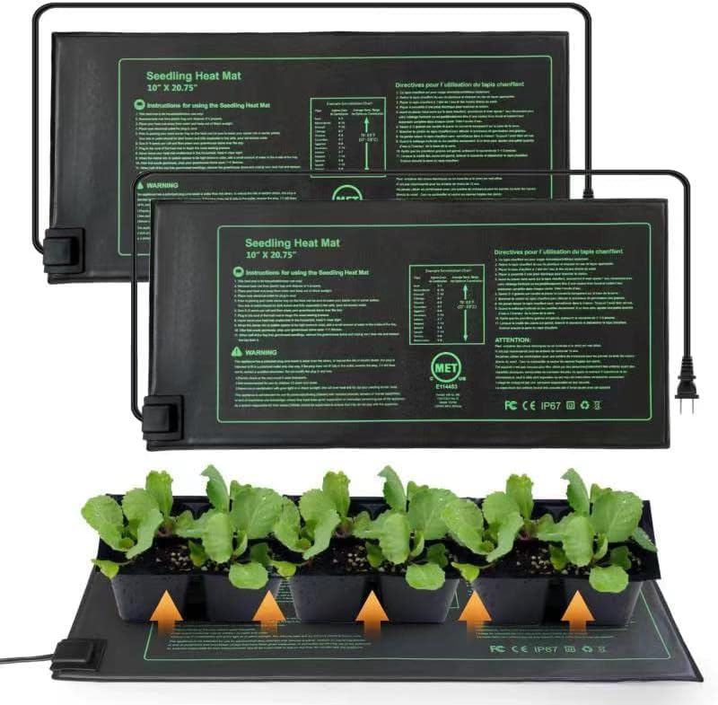 Seedling Heat mat 3 Pack,Hydroponic Heating Pad,Warm