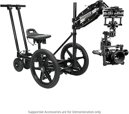 Miniatura 7 de PROAIM Placa de cardán Mitchell con tuerca de castillo y bloqueo para la mayoría de adaptadores de montaje de cardán. patrones de orificios