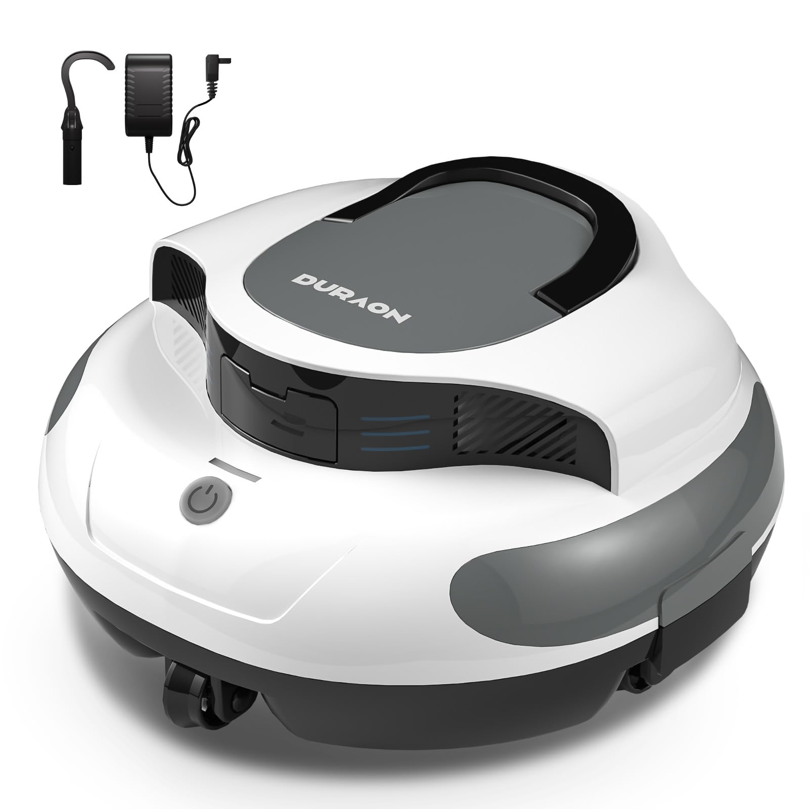 AquaGuard SE III Robot aspirateur de piscine sans fil pour piscine jusqu'à 1000 m² Aspirateur de piscine hors sol, double moteur de 30 W, autonomie de 100 min, idéal pour les piscines hors sol