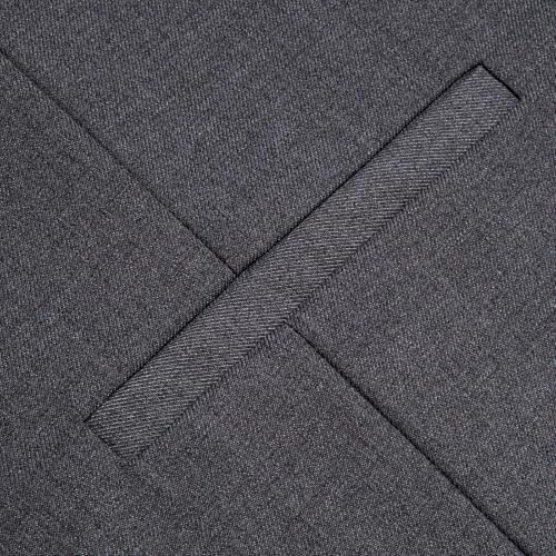 Image of Hi-Tie Men's Formal Suit Vest Solid Fit Vest for Men 3 Pockets V Neck Waistcoat Business Wedding Casual