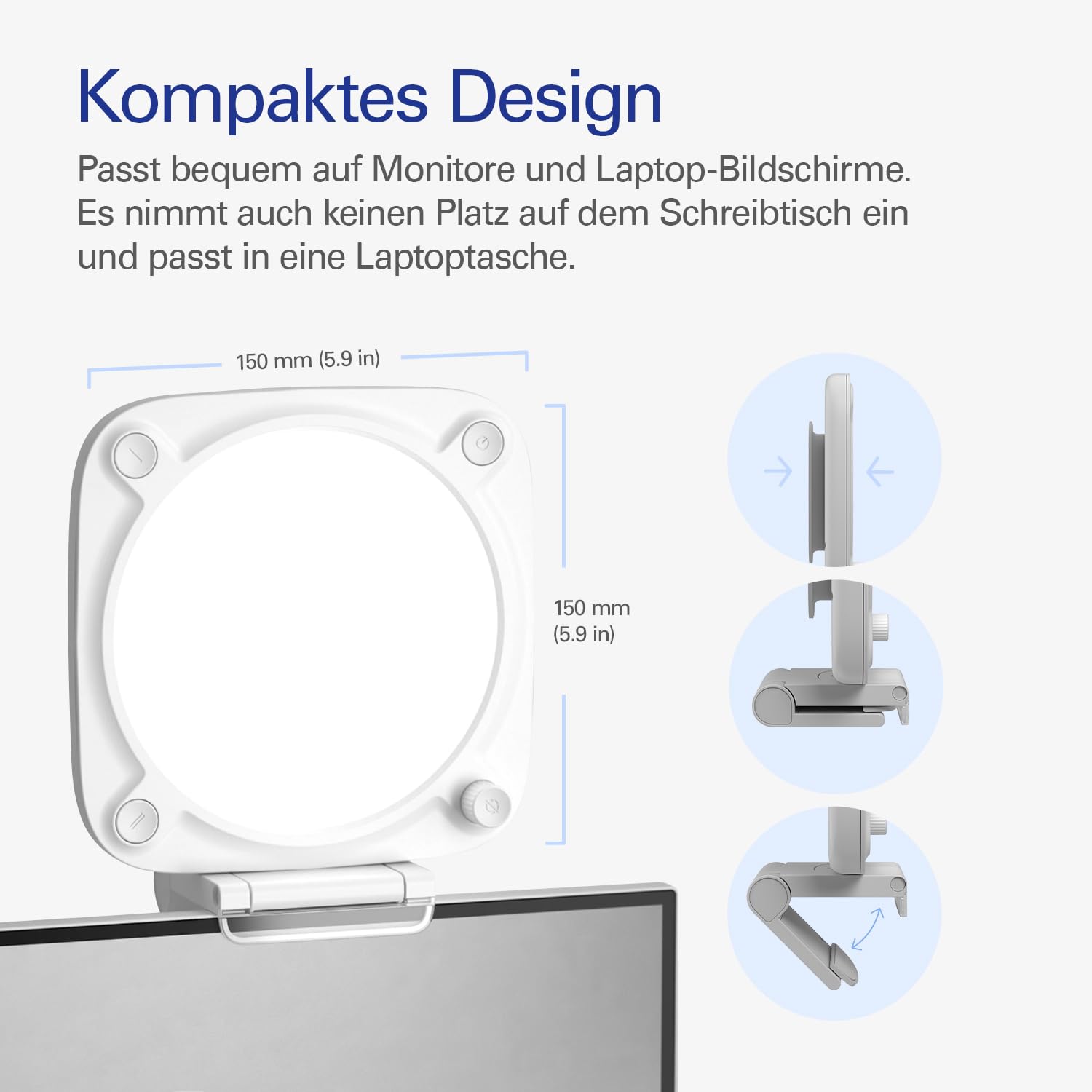 Elgato Key Light Neo mit Monitorhalterung, Studioleuchte