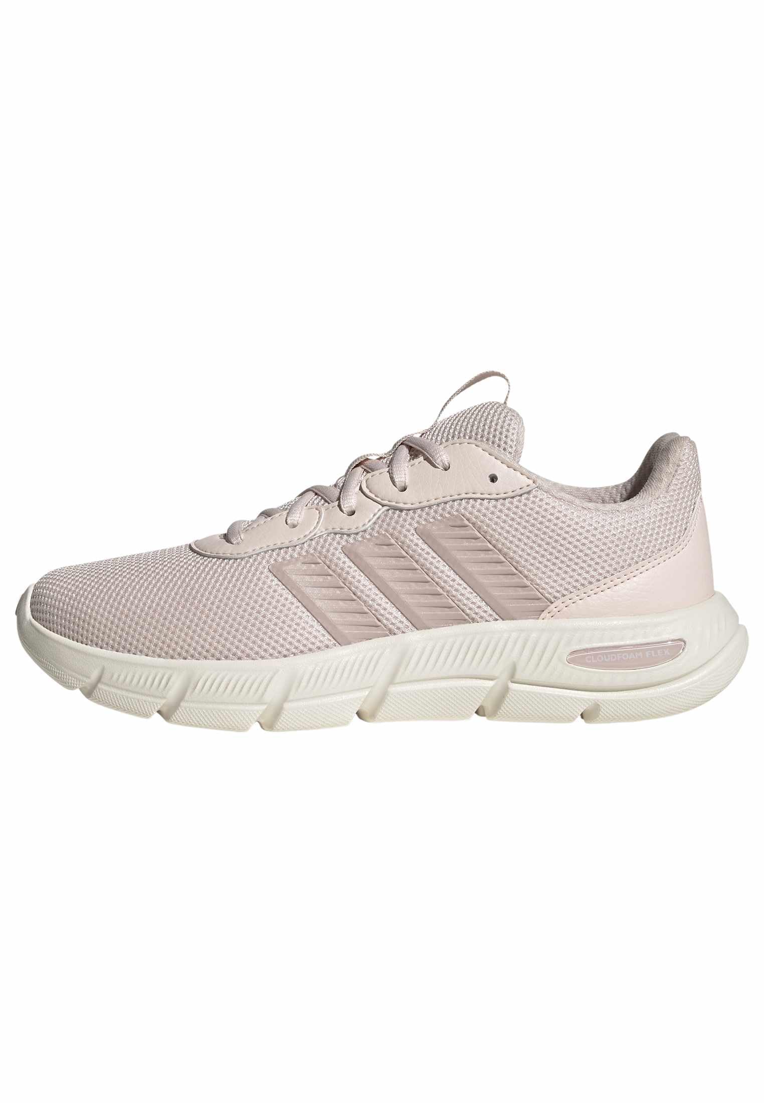 adidas Women's Cloudfoam Flex Laces Shoes, Wonder Quartz/Sandy Pink met./core White, 4.5 UK