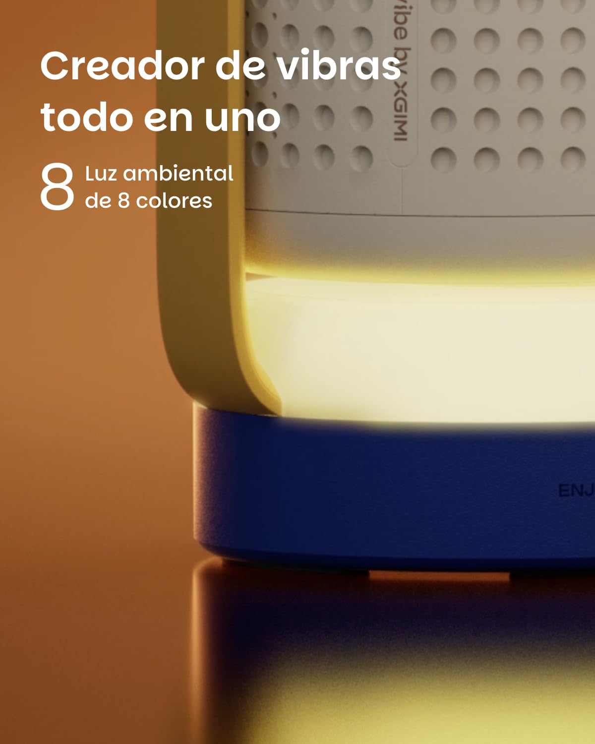 XGIMI Vibe One Batería integrada Proyector Portátil con Google TV (Azul) | 250 Lúmenes ISO, 1080p con Netflix Oficial, Soporte de 160° y Sonido JBL, 1.2h Autonomía y Corrección Trapezoidal Automática