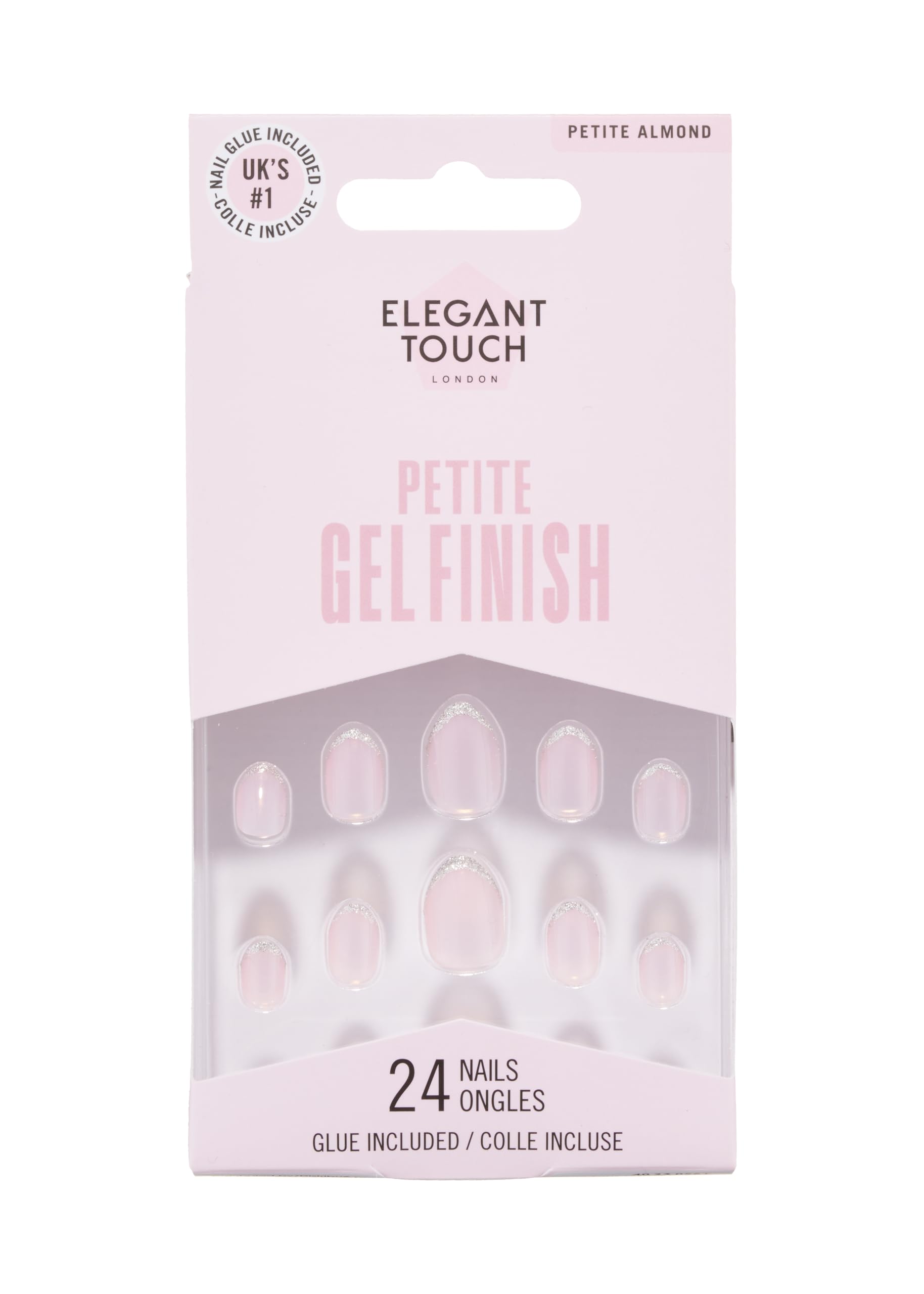 Elegant Touch Petite Gel Finish Sparkling Rose